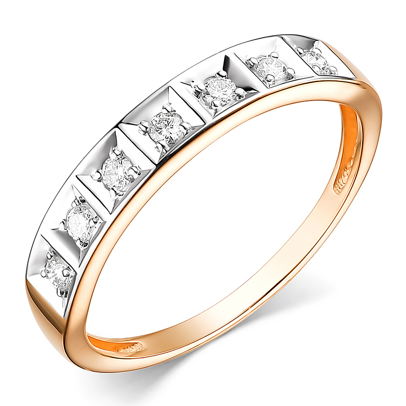 Кольцо, золото, бриллиант, К/593-120